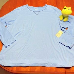 SONOMA Periwinkle Blue Sweatshirt 3X NWT